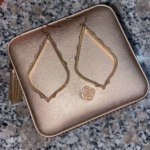 Gold Kendra Scott Earrings (Sophee Drop)